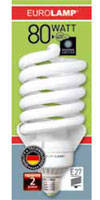 Евролампа T5 Spiral 80W 6500K E27 Евролампа T5 Spiral 80W 6500K E27