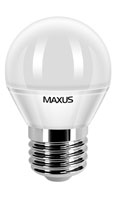 Светодиодная лампа Maxus G45 F 5W 4100K 220V E27 Светодиодная лампа Maxus G45 F 5W 4100K 220V E27